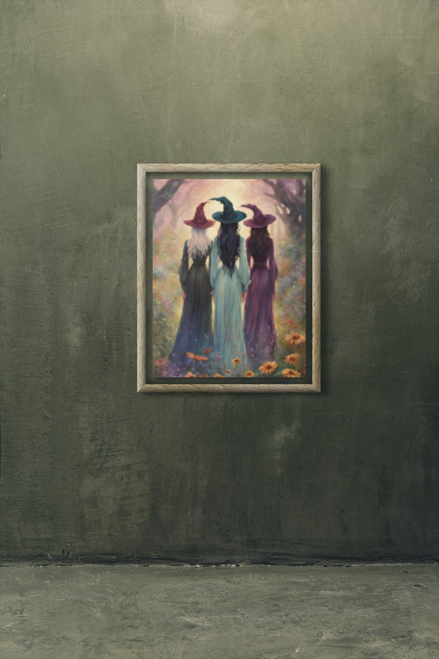 Mystical Witch Sisters Solstice Coven Design Download