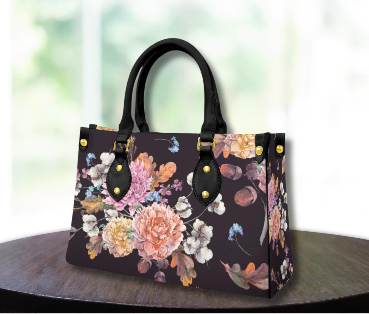 William Morris Inspired Crow Tote Bag - Dark Academia Purse