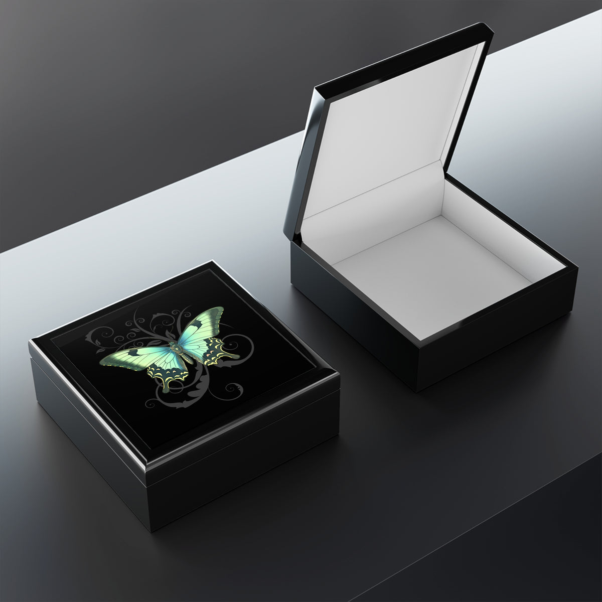 Luna Moth Jewelry Box: Witchcore Keepsake Stash Box
