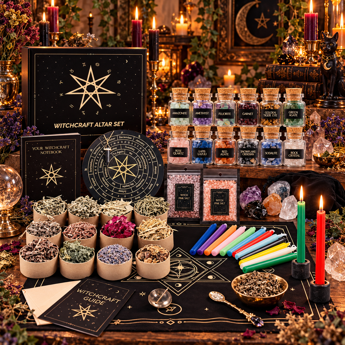65-Piece Deluxe Witchcraft Kit