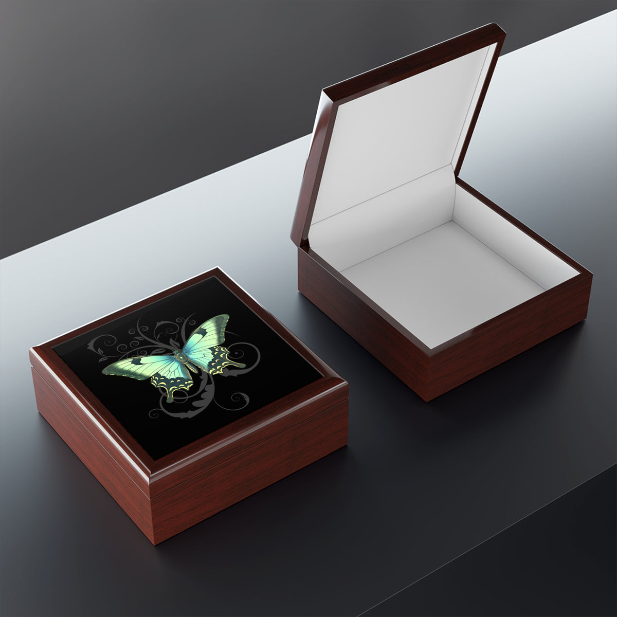 Luna Moth Jewelry Box: Witchcore Keepsake Stash Box