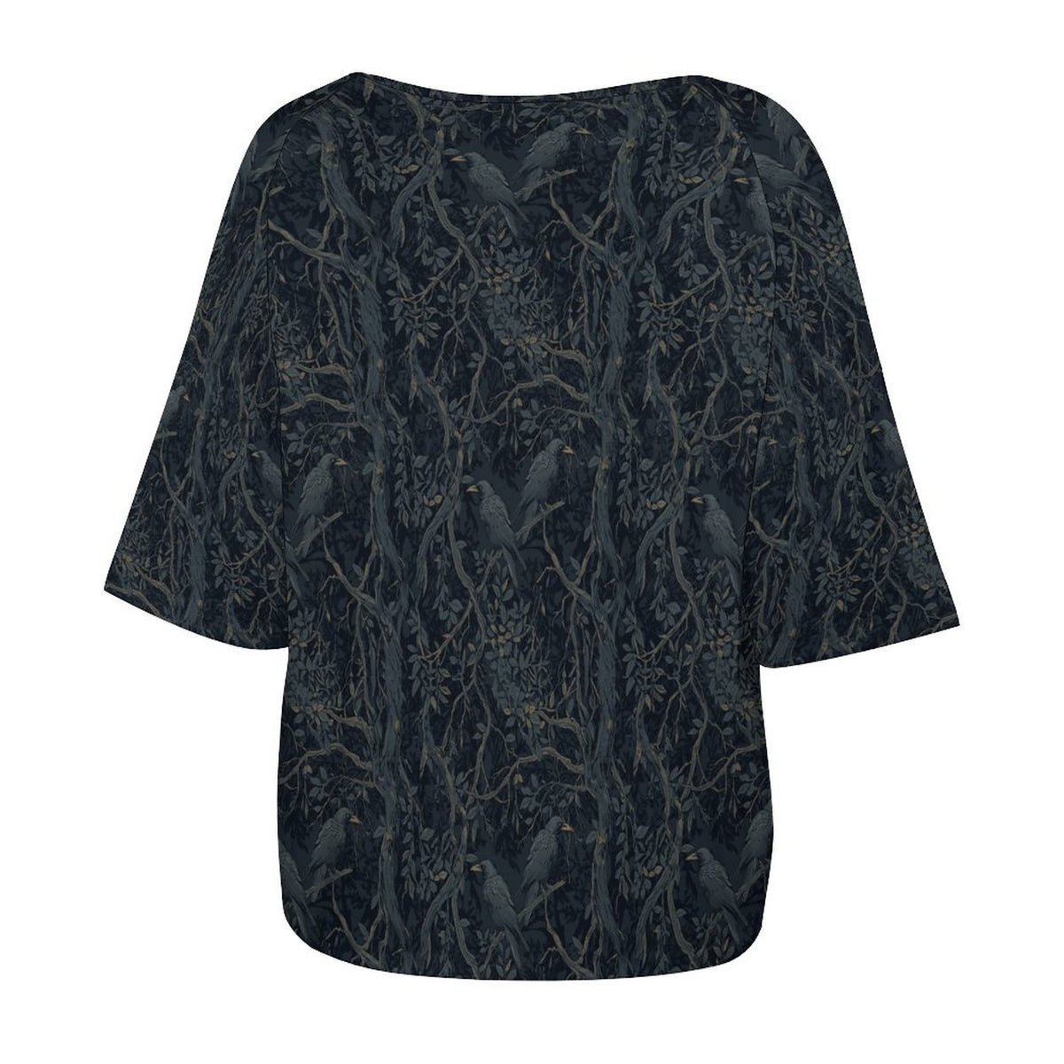 180gsm Women’s Off the Shoulder Half-Sleeve T-shirt BAT (All-Over Printing)