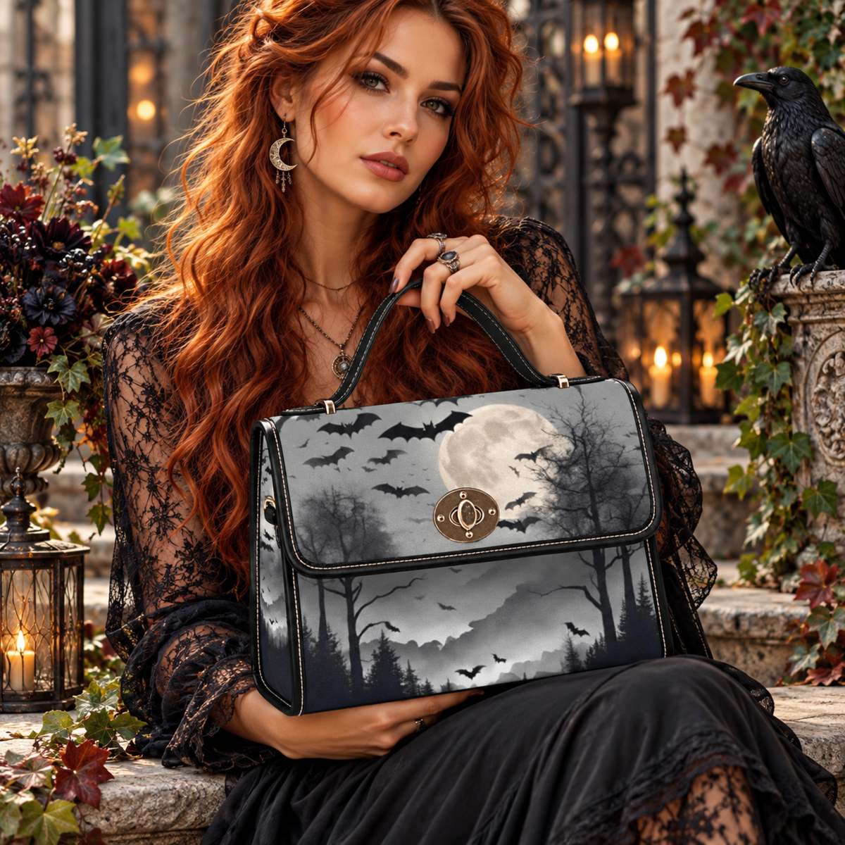 Bat Lover Accessory Bags, Perfect Holiday Gift
