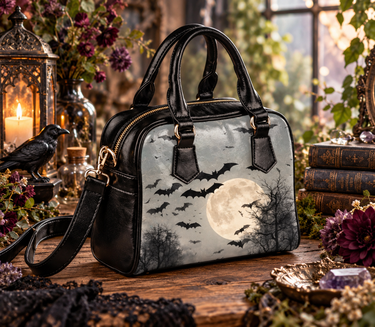 Bat Lover Accessory Bags, Perfect Holiday Gift