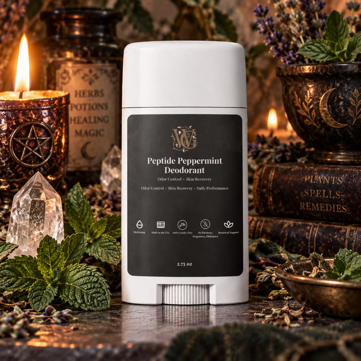 Peptide Peppermint Deodorant