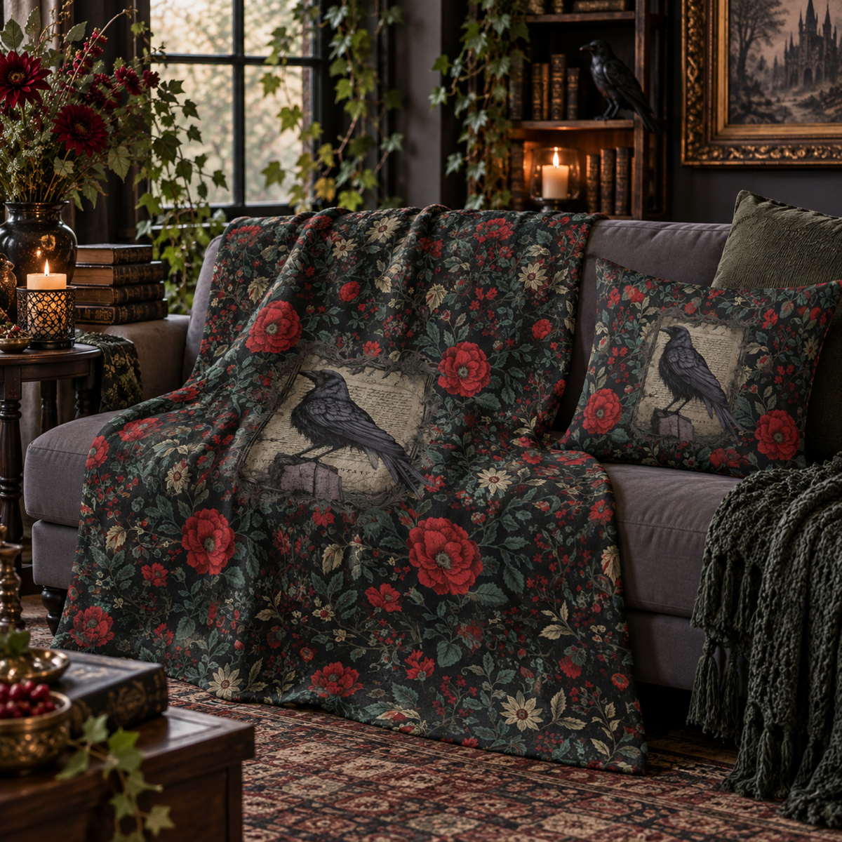 Raven Poem Edgar Allan Poe Home Decor Collection