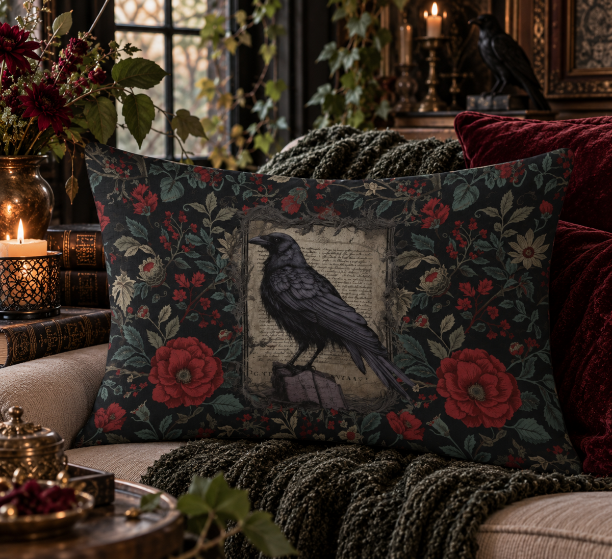 Raven Poem Edgar Allan Poe Home Decor Collection