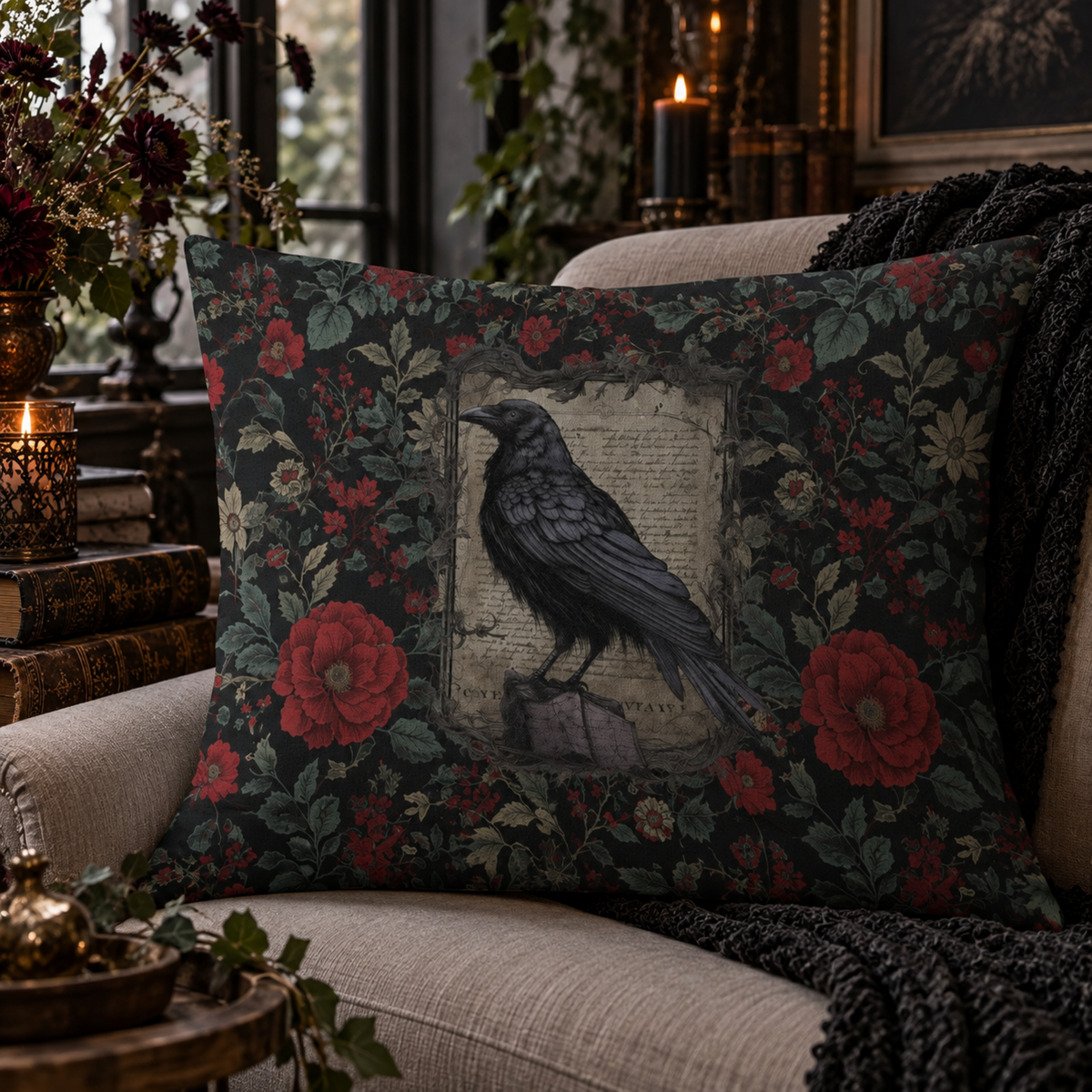 Raven Poem Edgar Allan Poe Home Decor Collection