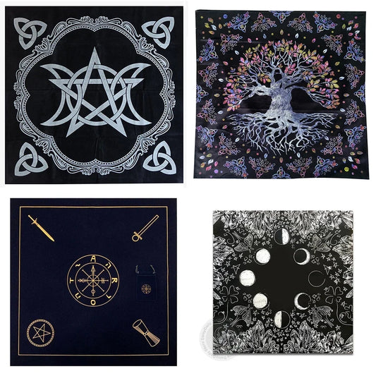 Altar Tarot Cloth  Divination Witchcraft Tapestry Retro