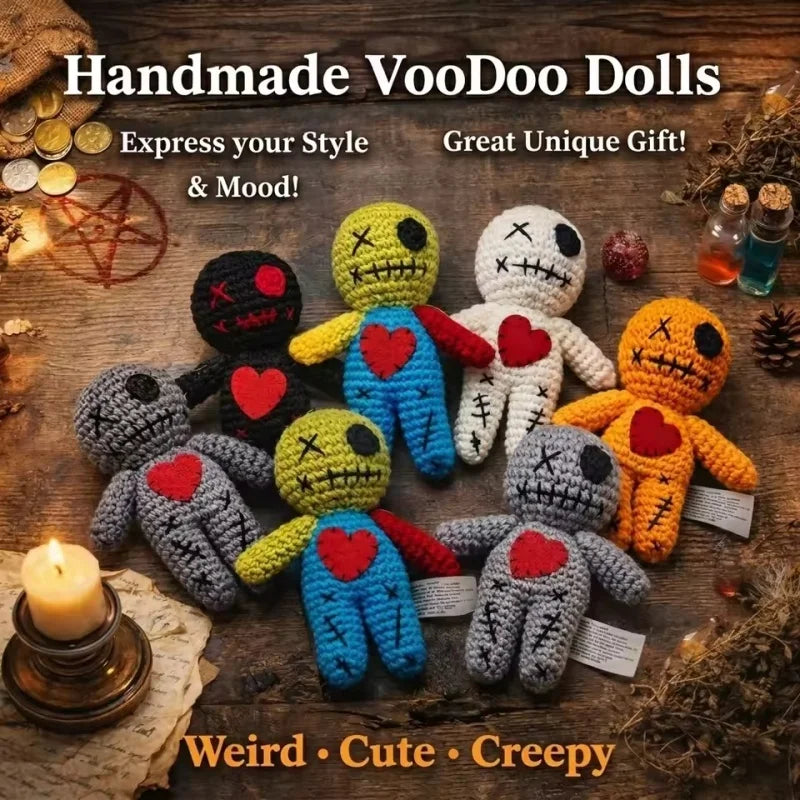 Handmade Poppet Witchcraft Crochet Doll