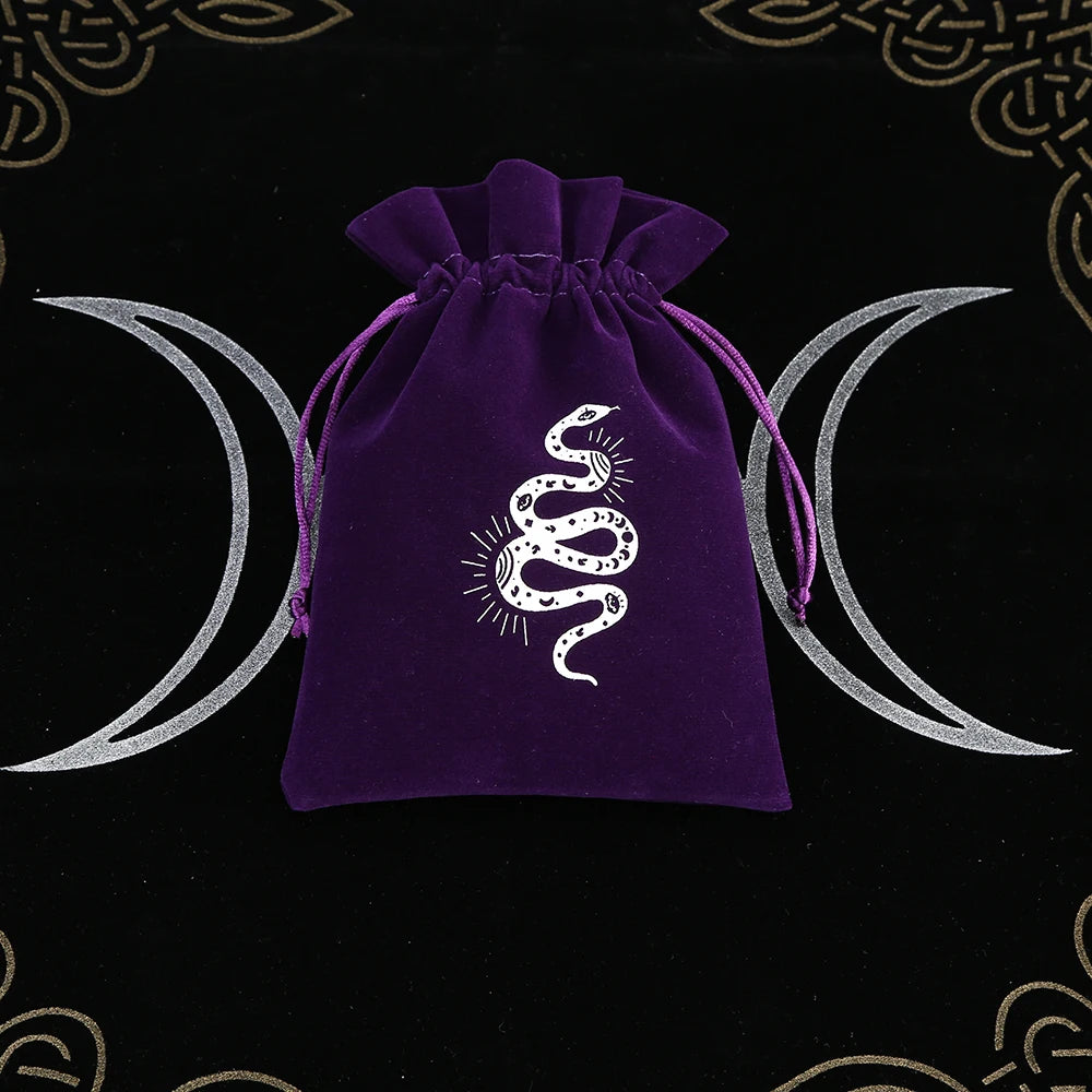 🔮 5-Piece Velvet Tarot & Witchcraft Storage Bag Set