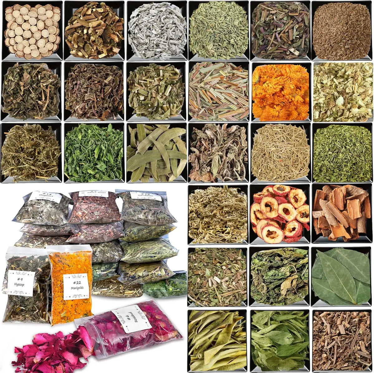 🌿 Natural Witchcraft Herbs Collection 🌙