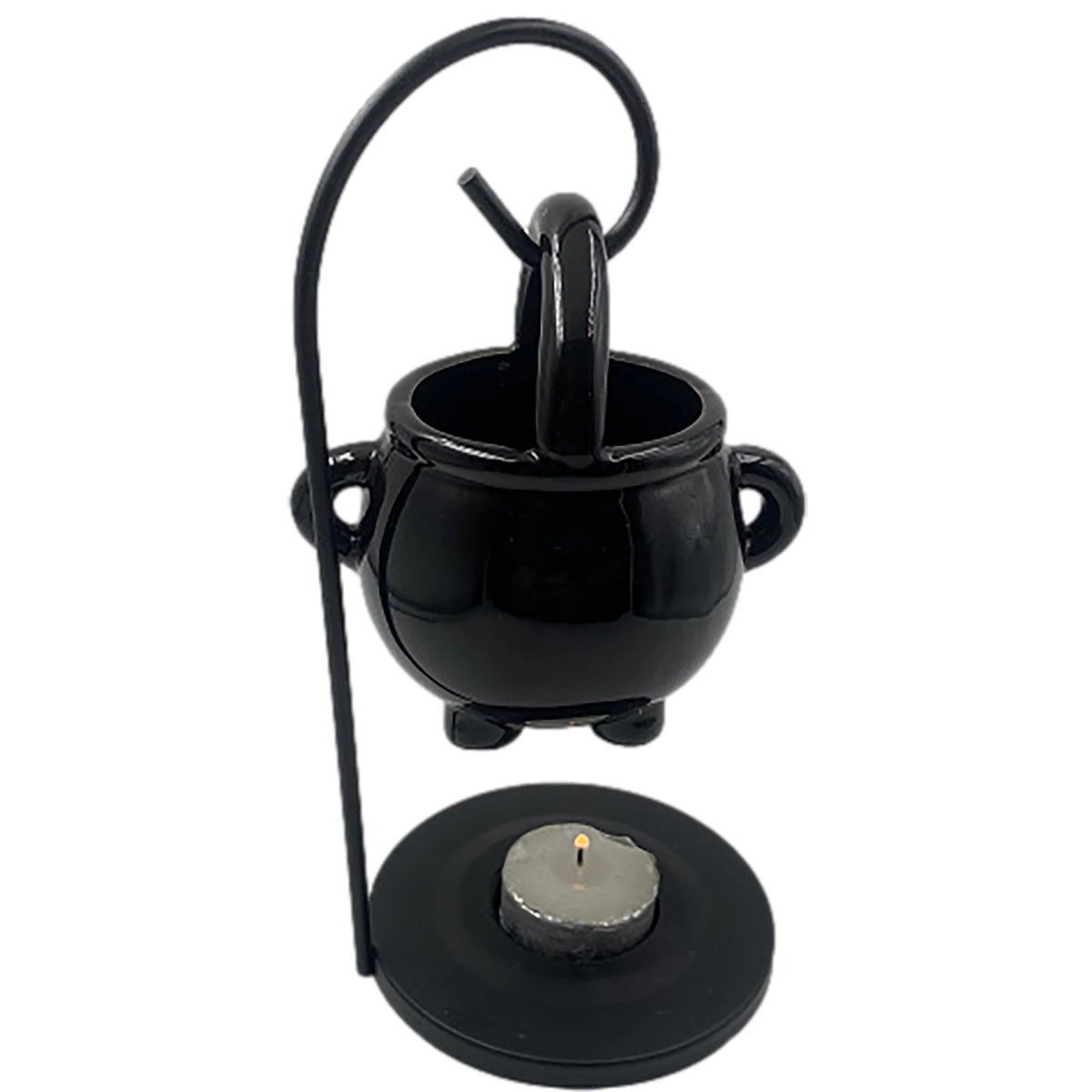 Hanging Witch Cauldron Oil Burner & Candle Holder