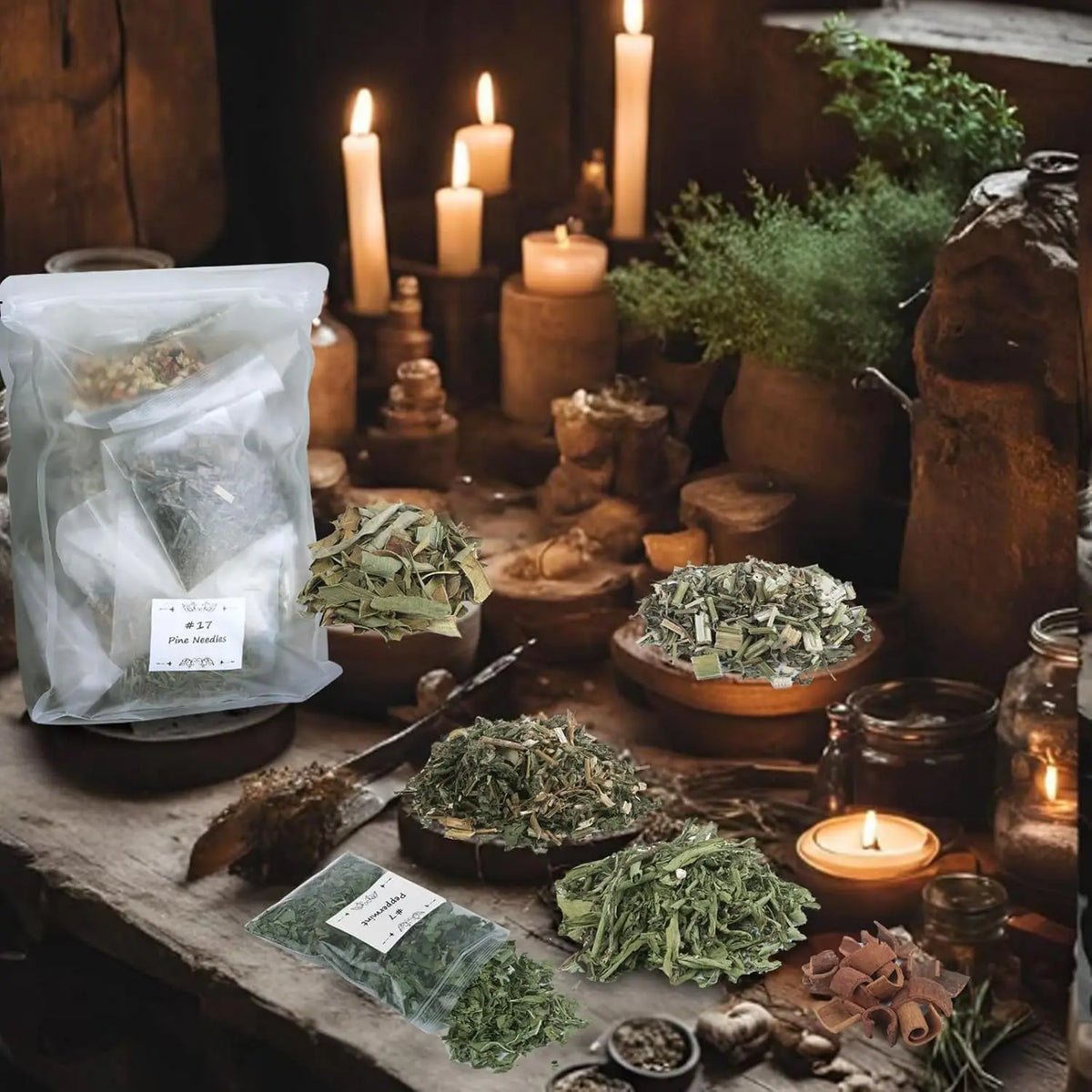 🌿 Natural Witchcraft Herbs Collection 🌙