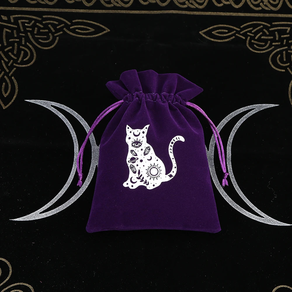 🔮 5-Piece Velvet Tarot & Witchcraft Storage Bag Set