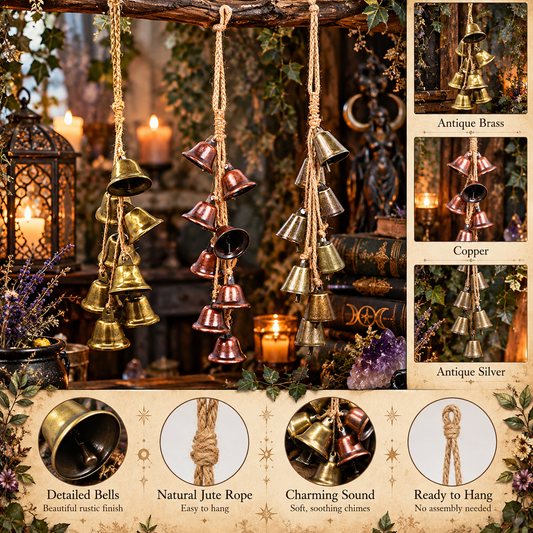 🔔 Witch Bells Protection Door Hanger 🌙