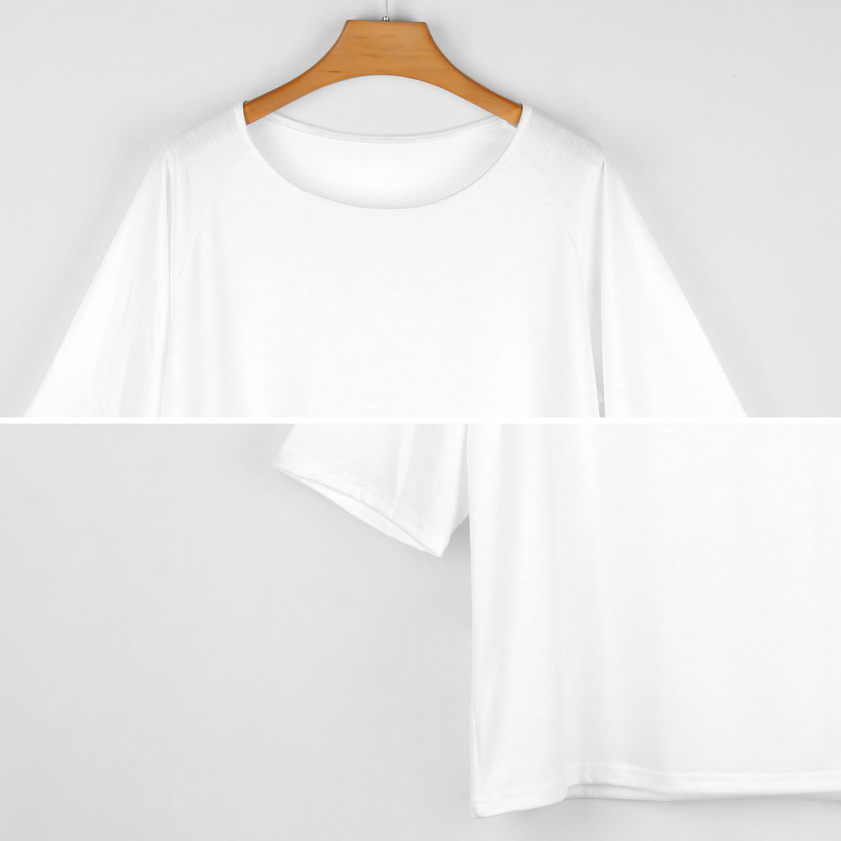 180gsm Women’s Off the Shoulder Half-Sleeve T-shirt BAT (All-Over Printing)