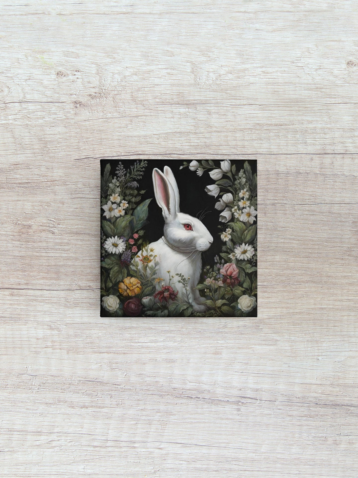 Dark Cottagecore Rabbit Gothic Floral Design Collection