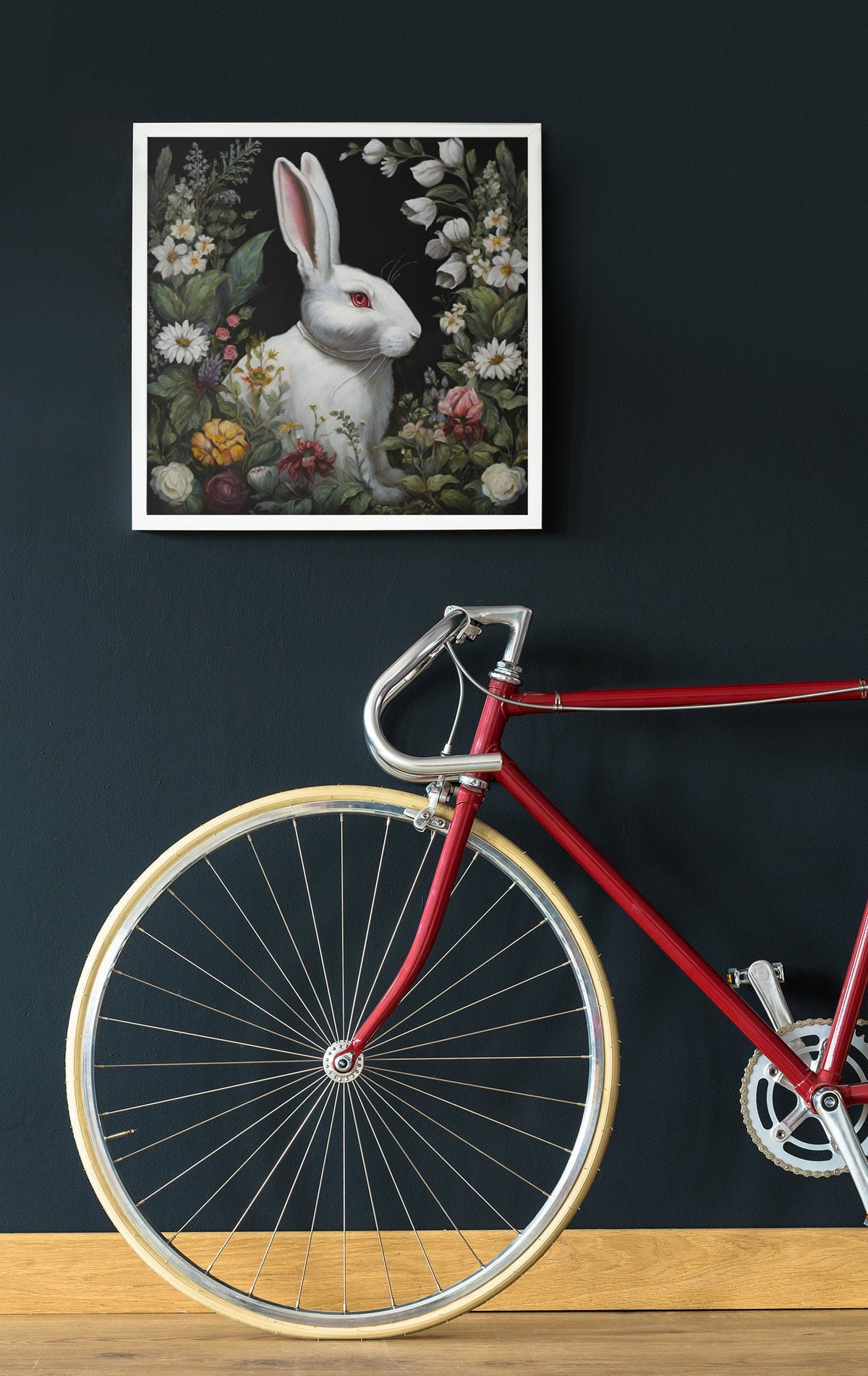 Dark Cottagecore Rabbit Gothic Floral Design Collection