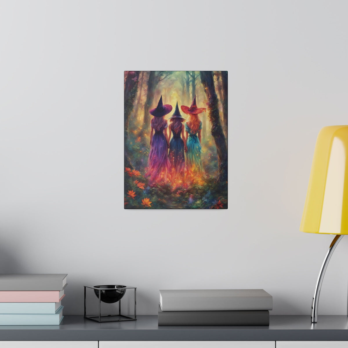 Ethereal Witches Mystical Forest Scene Design Collection