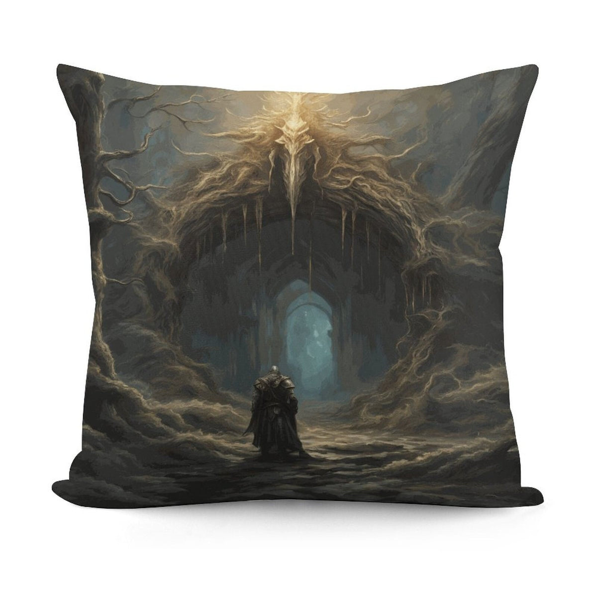 Elden Ring Square Plush Throw Pillow Cover