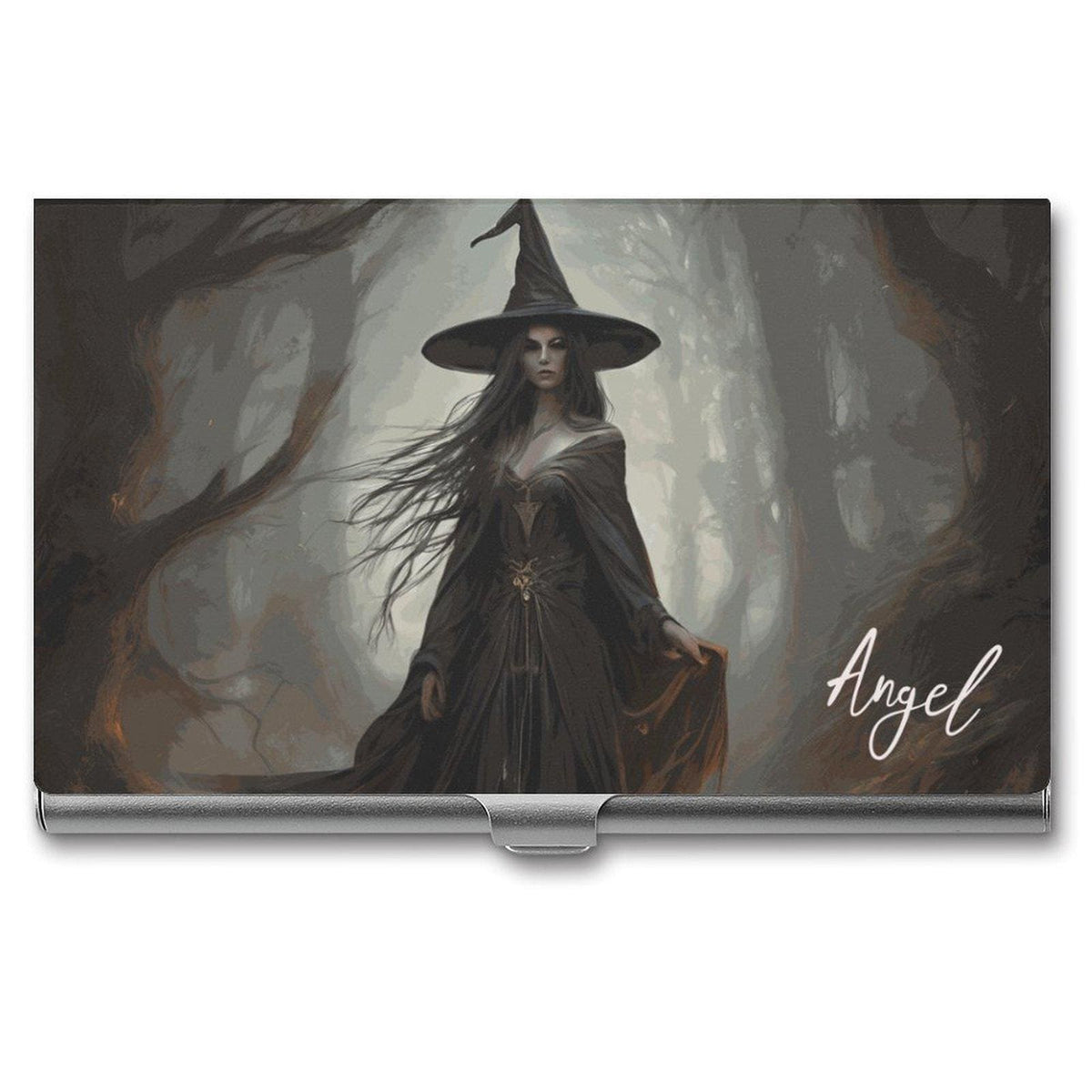 Witch Business Card Holder Personalized Gift