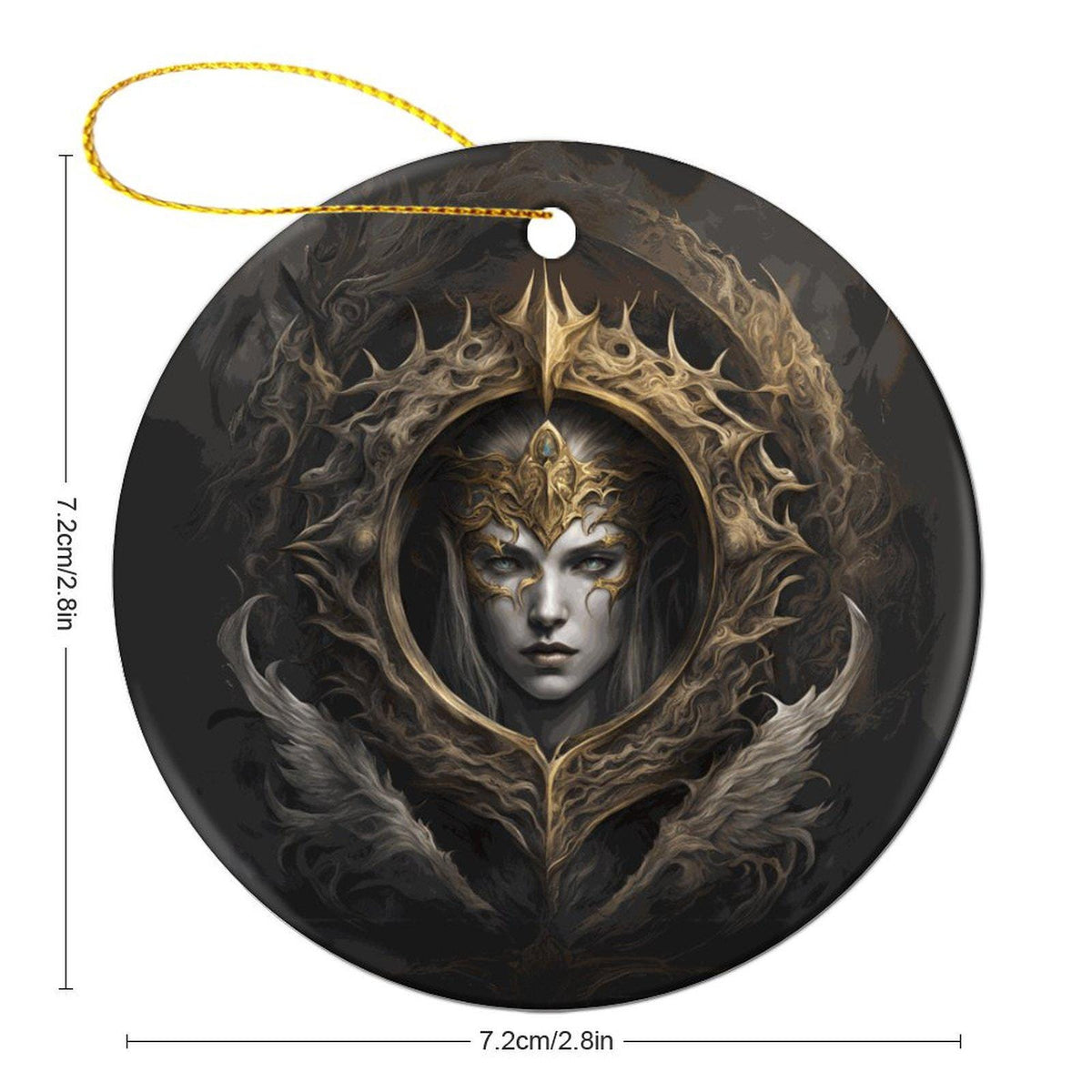Fantasy Gamer Gift Idea for Christmas Gift Elden Ring Zelda Holiday Ornament Video Gamer Christmas Decor Gift for Son Dragon Age of Sigmar