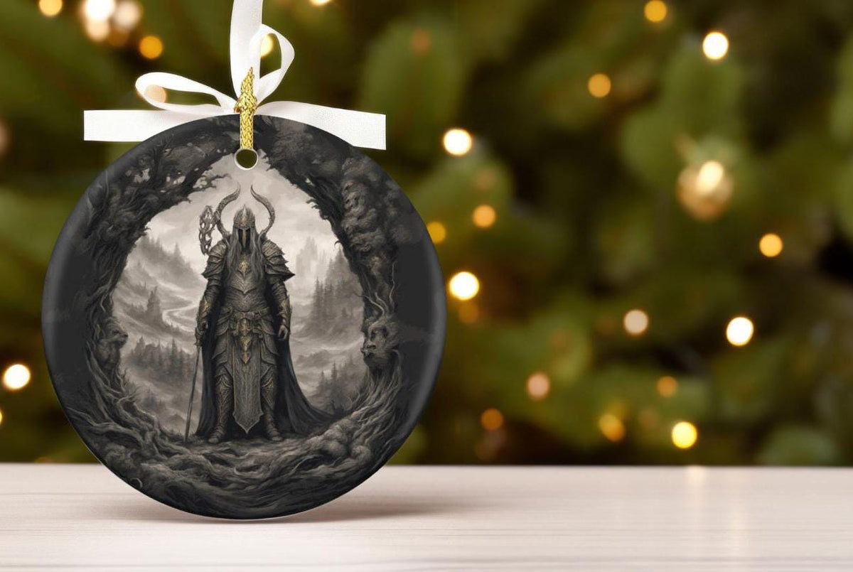 Elden Ring Gift Idea for Video Gamer Teen Gothic Gamer Christmas Decor for the Holiday Decor Idea for Goth Coworker Dark Souls Age of Sigmar