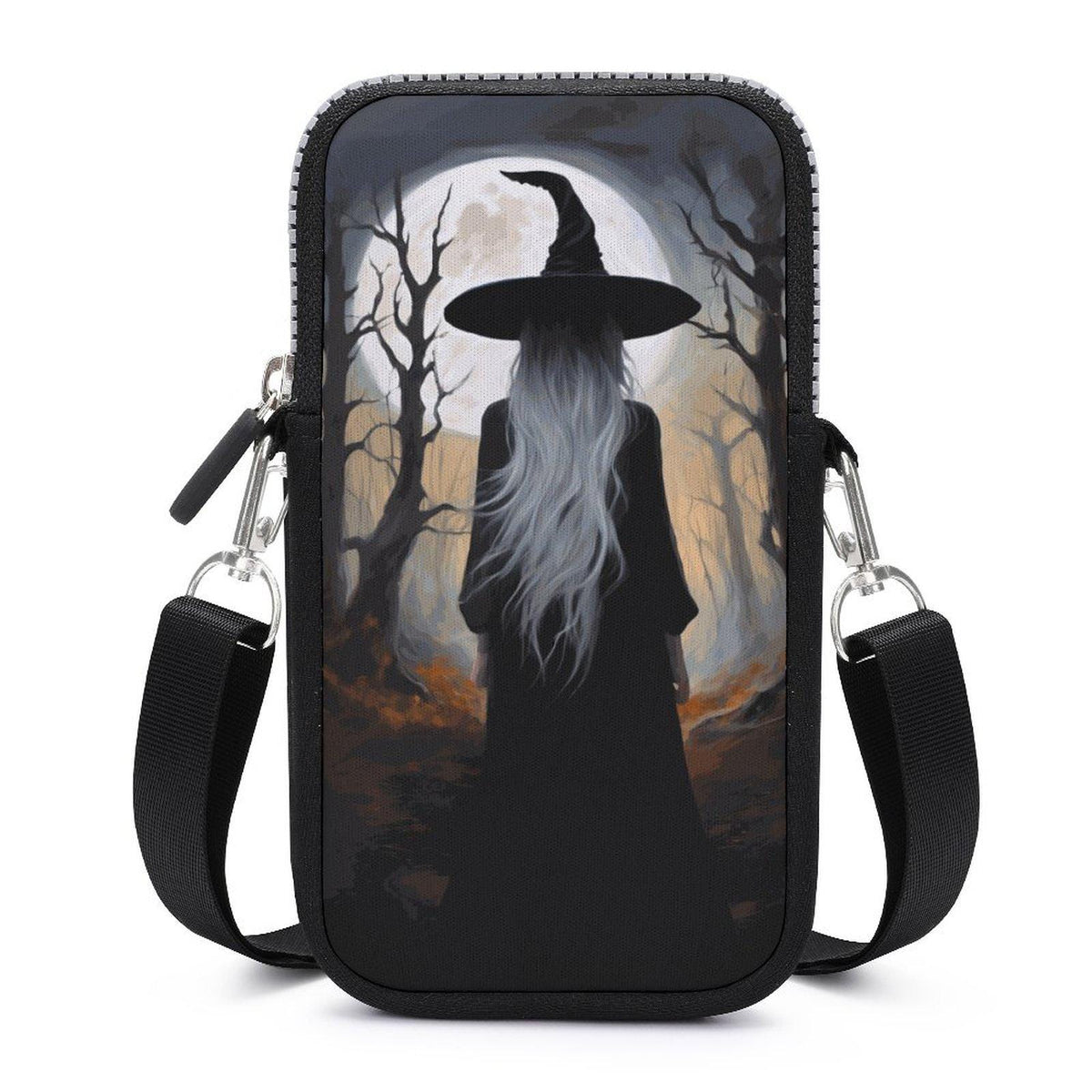 Witch Cell Phone Crossbody Pouch Personalized Phone Purse
