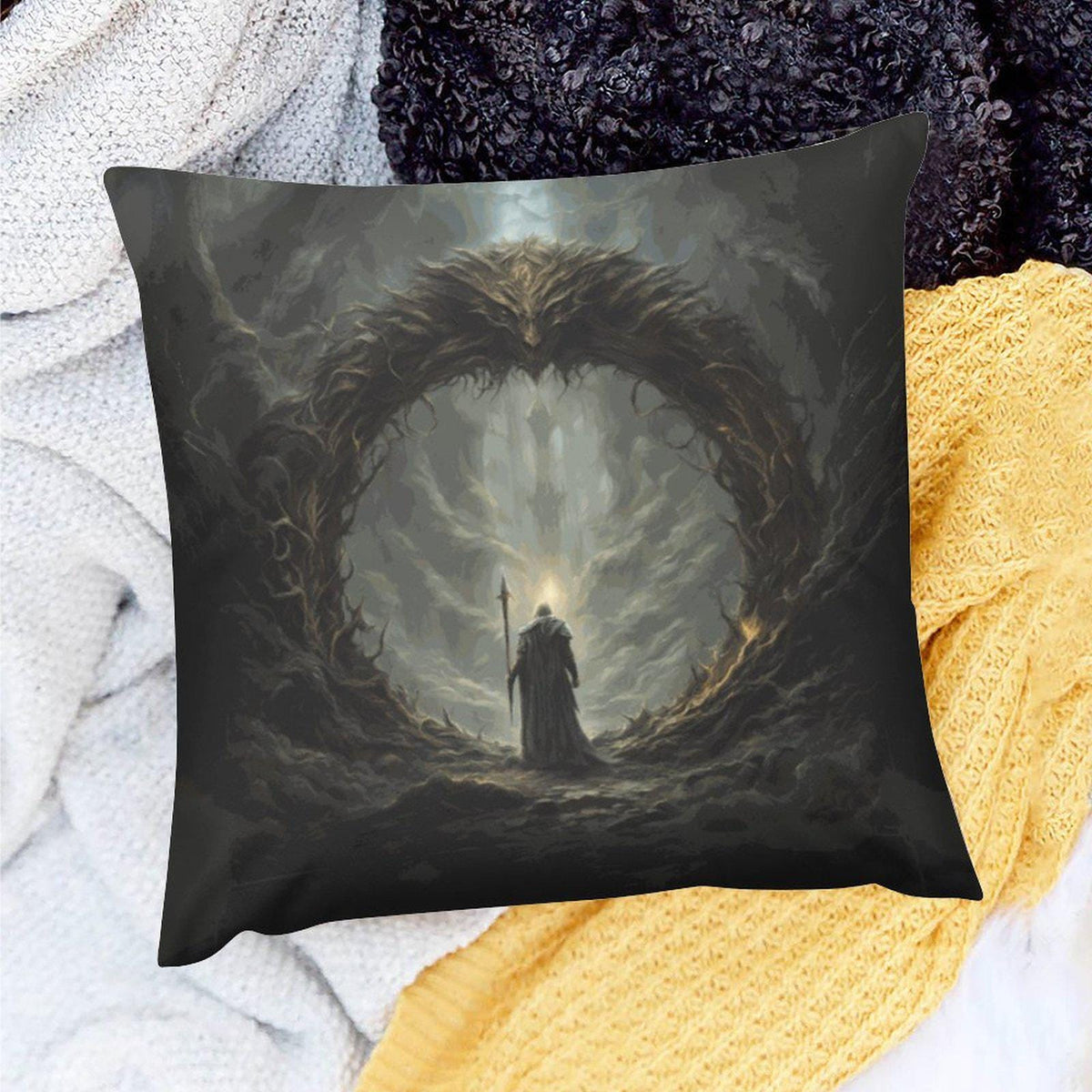 Elden Ring Dragon Age Pillow Cover