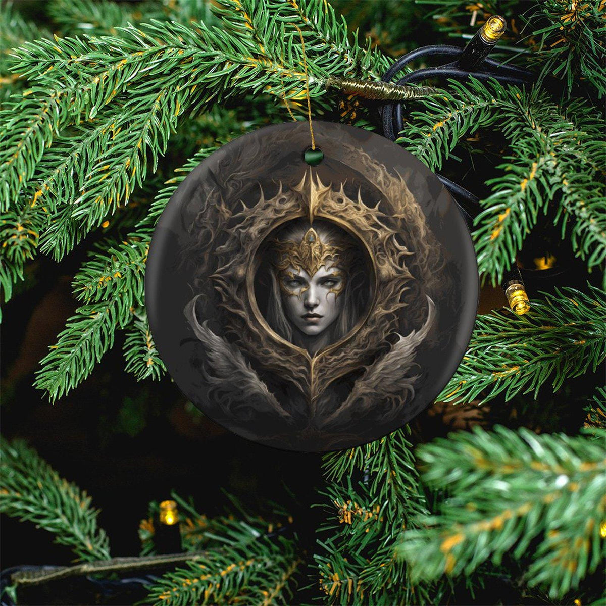 Fantasy Gamer Gift Idea for Christmas Gift Elden Ring Zelda Holiday Ornament Video Gamer Christmas Decor Gift for Son Dragon Age of Sigmar