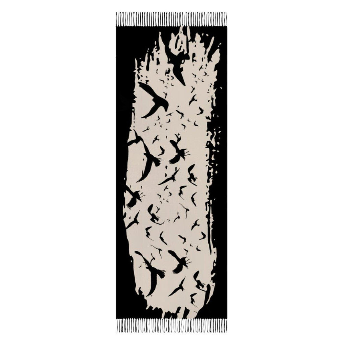 Goth Winter Murder of Crows Wiccan Cape Raven Witch Gift Shawl Wrap Witchy Alt Clothing Flock of Birds Gothic Accessories Pagan Gift for Her