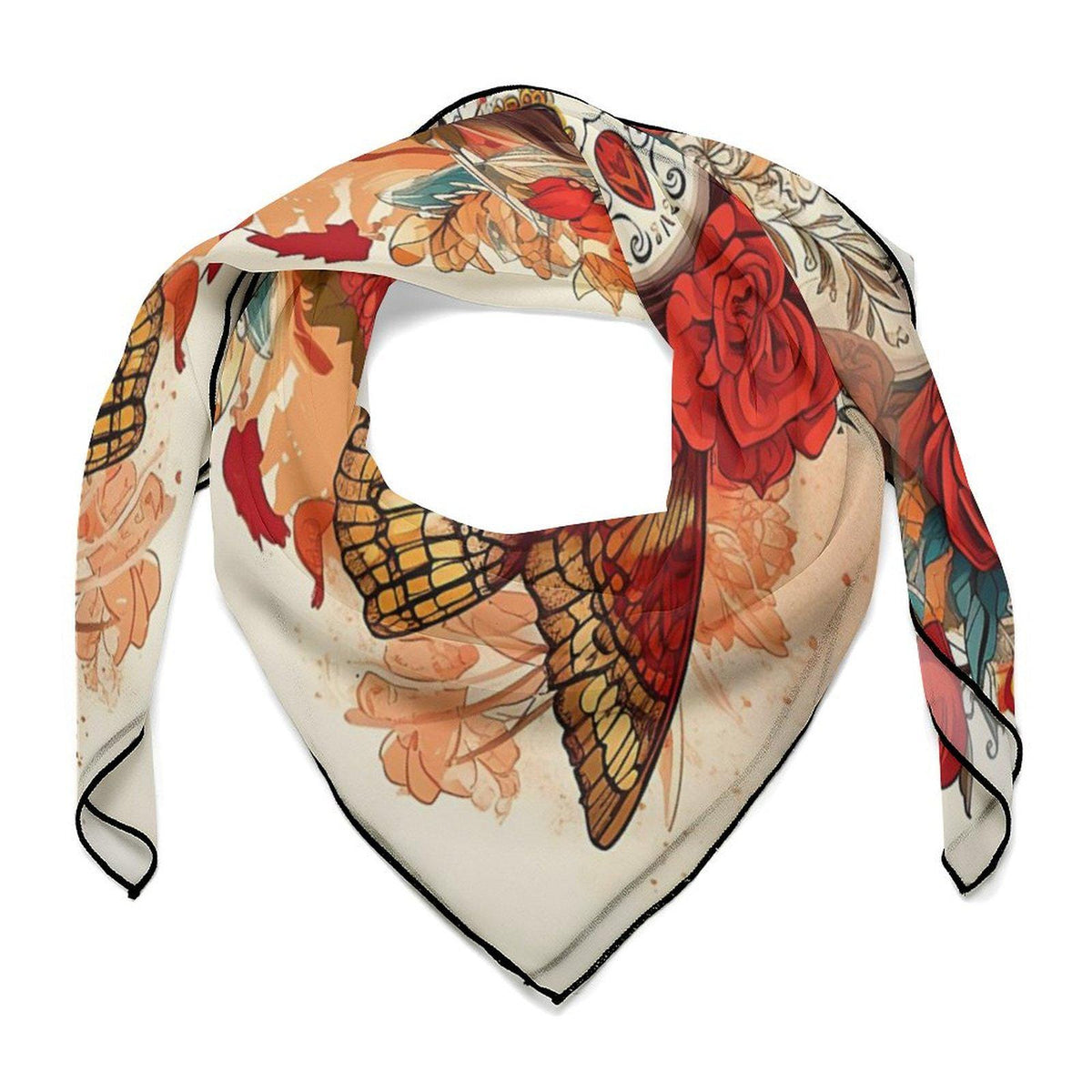 Day of the Dead Sugar Skull Bandana