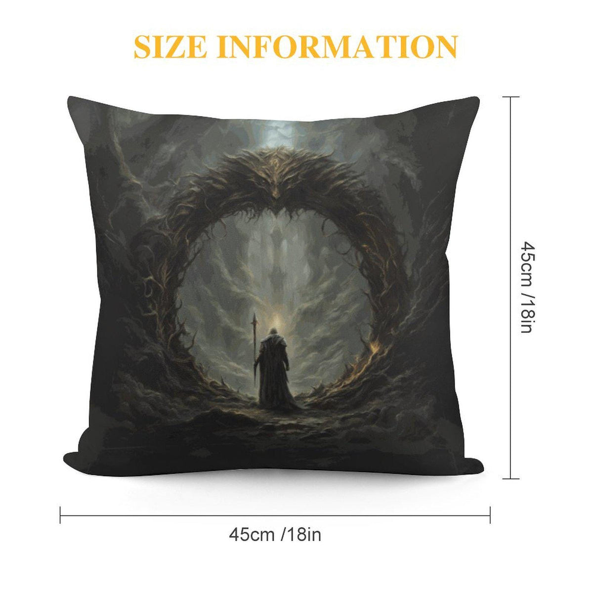 Elden Ring Dragon Age Pillow Cover