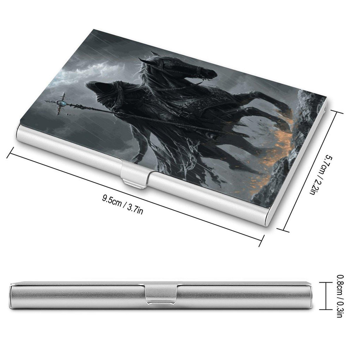 Dark Souls Business Card Holder: Elden Ring Inspired Gothic Gamer Gift
