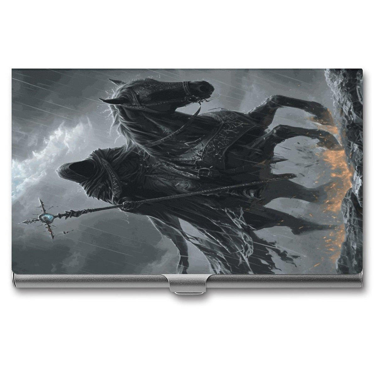 Dark Souls Business Card Holder: Elden Ring Inspired Gothic Gamer Gift