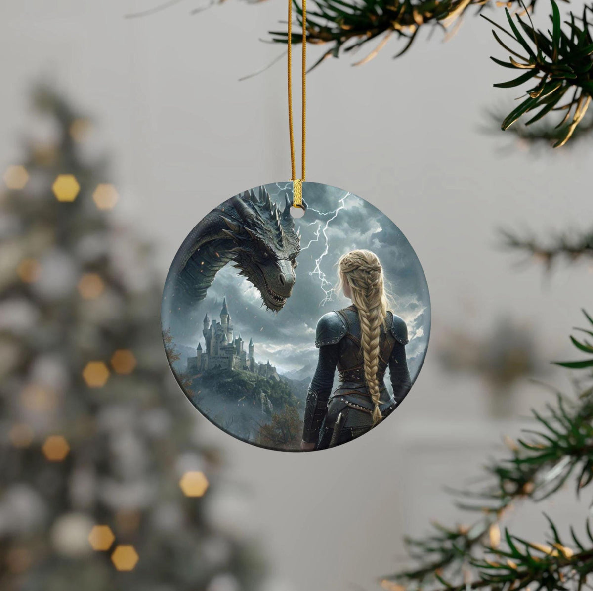 Throne of Glass Fan Giftforher Acotar Christmas Ornament Last Crochan Queen Booktok Merch Sarah J Maas Inspired Gift for Librarian Booknook