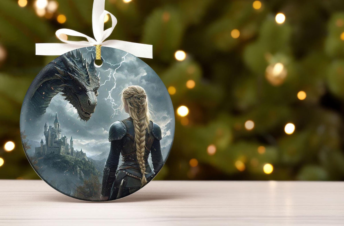 Throne of Glass Fan Giftforher Acotar Christmas Ornament Last Crochan Queen Booktok Merch Sarah J Maas Inspired Gift for Librarian Booknook