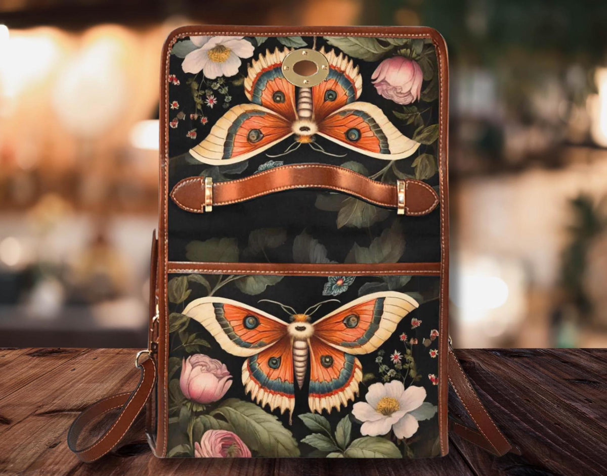 Luna Moth Waterproof Canvas Bag