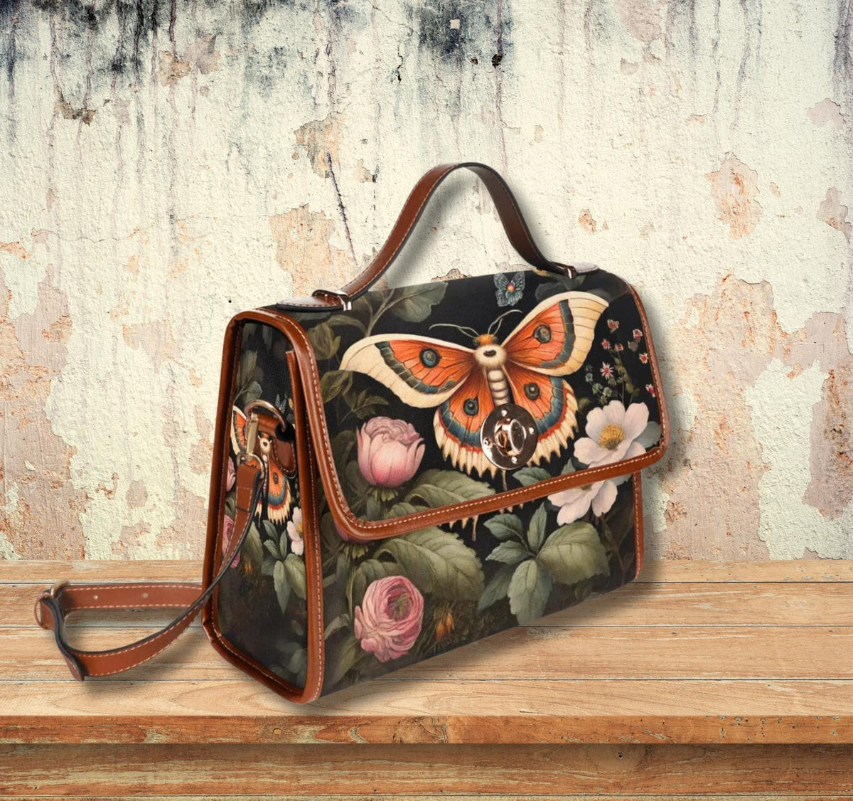 Luna Moth Waterproof Canvas Bag