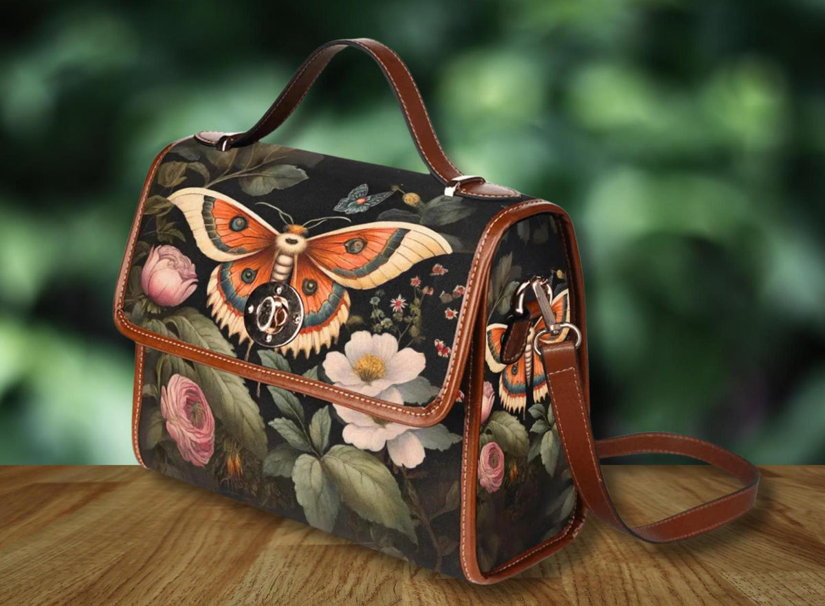 Luna Moth Waterproof Canvas Bag