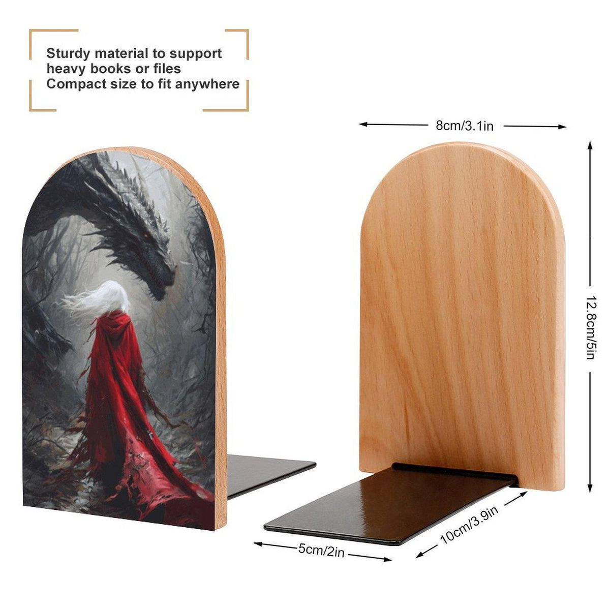 Sarah J Maas Gifts Fourth Wing Acotar Merch Reading Nook Decor Fantasy Wood Bookends Throne of Glass Inspired Bookish Booktok Manon Art