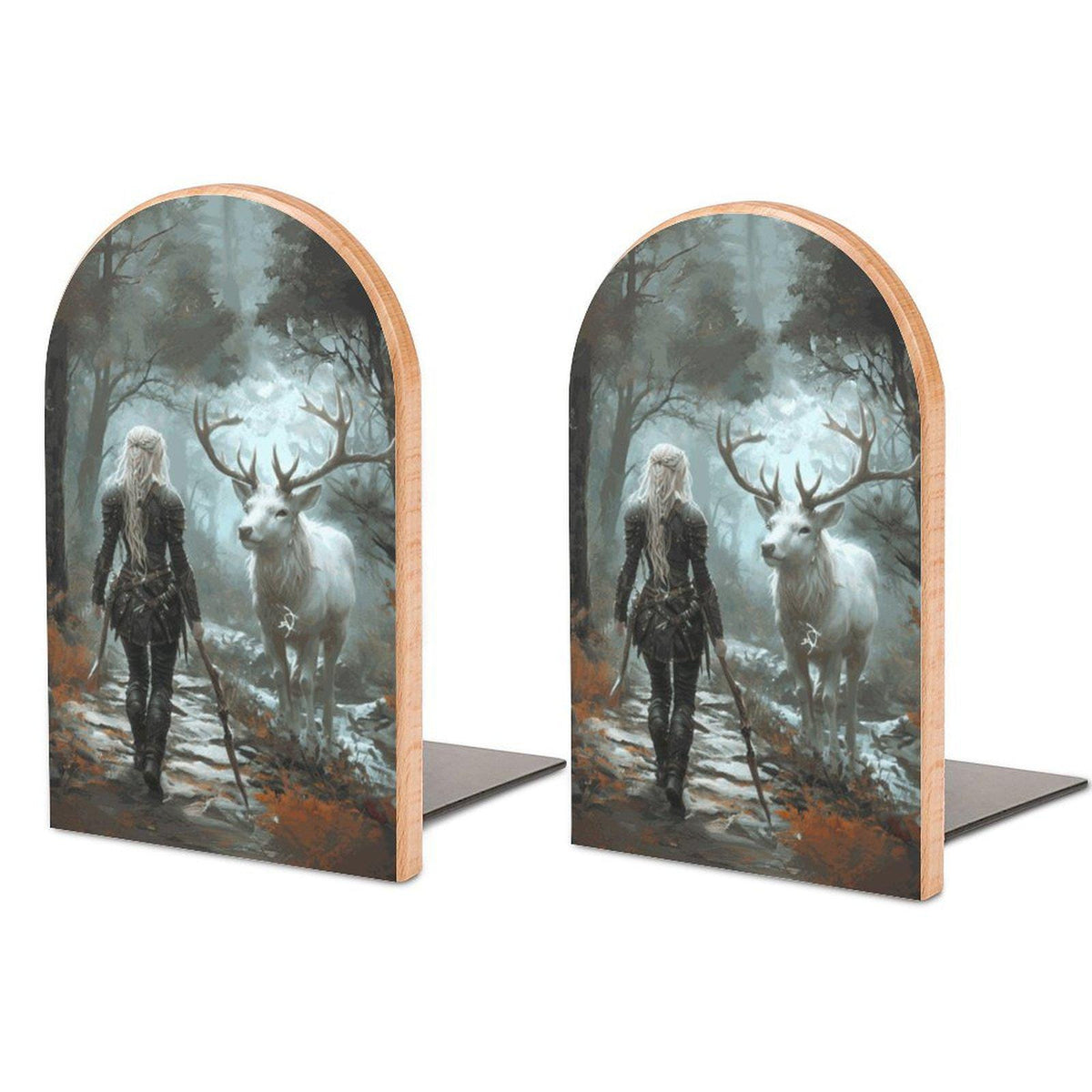 Reading Nook Decor Book Nook Book Gifts Throne of Glass Merch Bookish Gift for Sarah J Maas Fans Manon Blackbeak Wood Bookend Acotar Fantasy