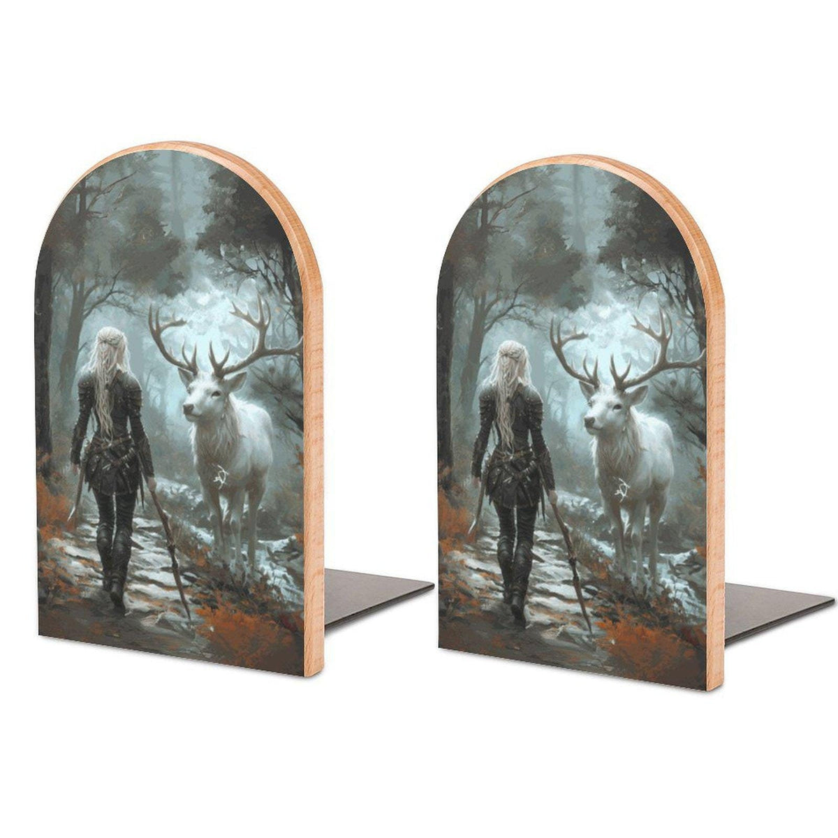 Reading Nook Decor Book Nook Book Gifts Throne of Glass Merch Bookish Gift for Sarah J Maas Fans Manon Blackbeak Wood Bookend Acotar Fantasy