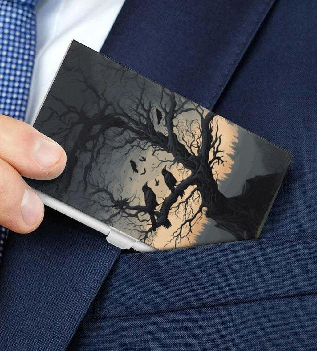 Spooky Raven Stash Box Goth Gift