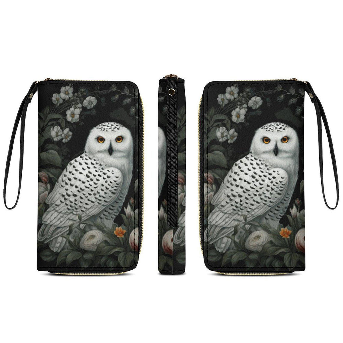 Cottagecore Snow Owl Wallet & Wristlet
