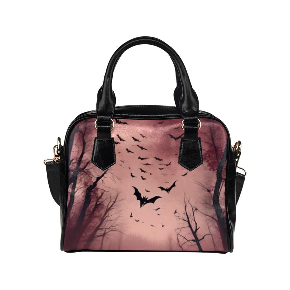 Dracula Bat Purse: Dark Academia Barrel Bag