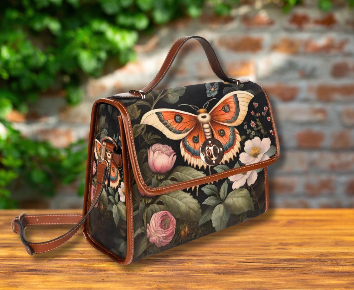 Luna Moth Waterproof Canvas Bag