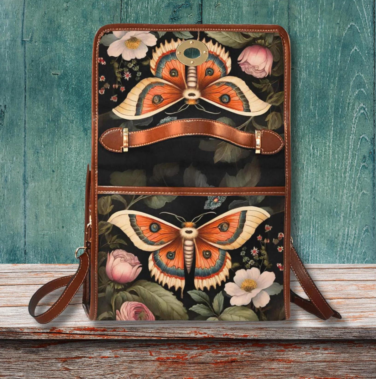 Luna Moth Waterproof Canvas Bag