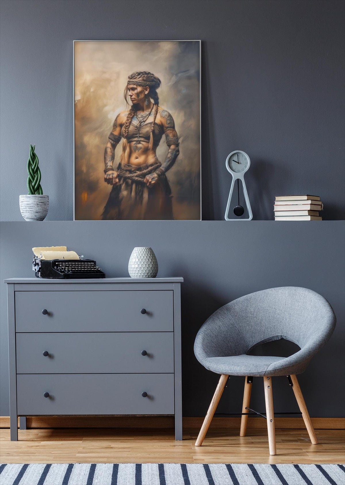 Medieval Viking Warrior Nordic Folklore Design Collection